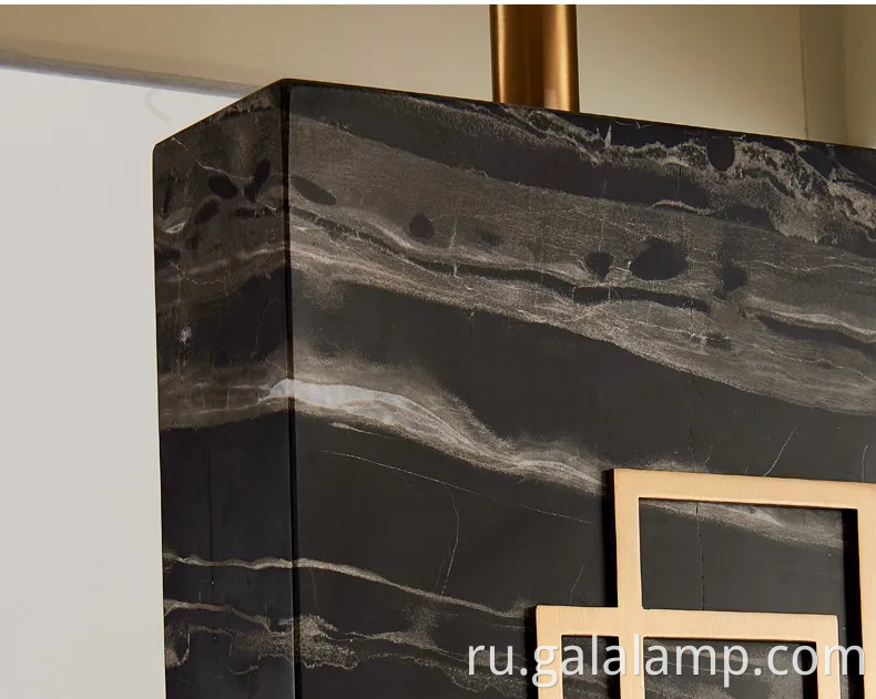 Элегантная мраморная настольная лампа для гостиной и декора спальни